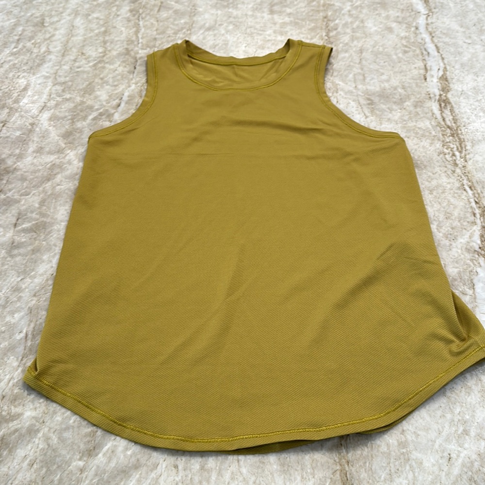 Yellow/gold Lululemon tank (size 2)
